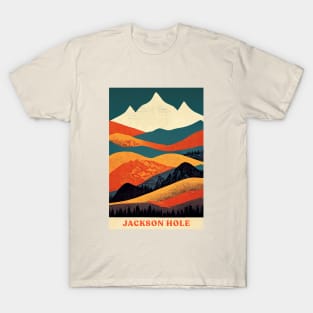 Jackson Hole Wyoming Retro T-Shirt